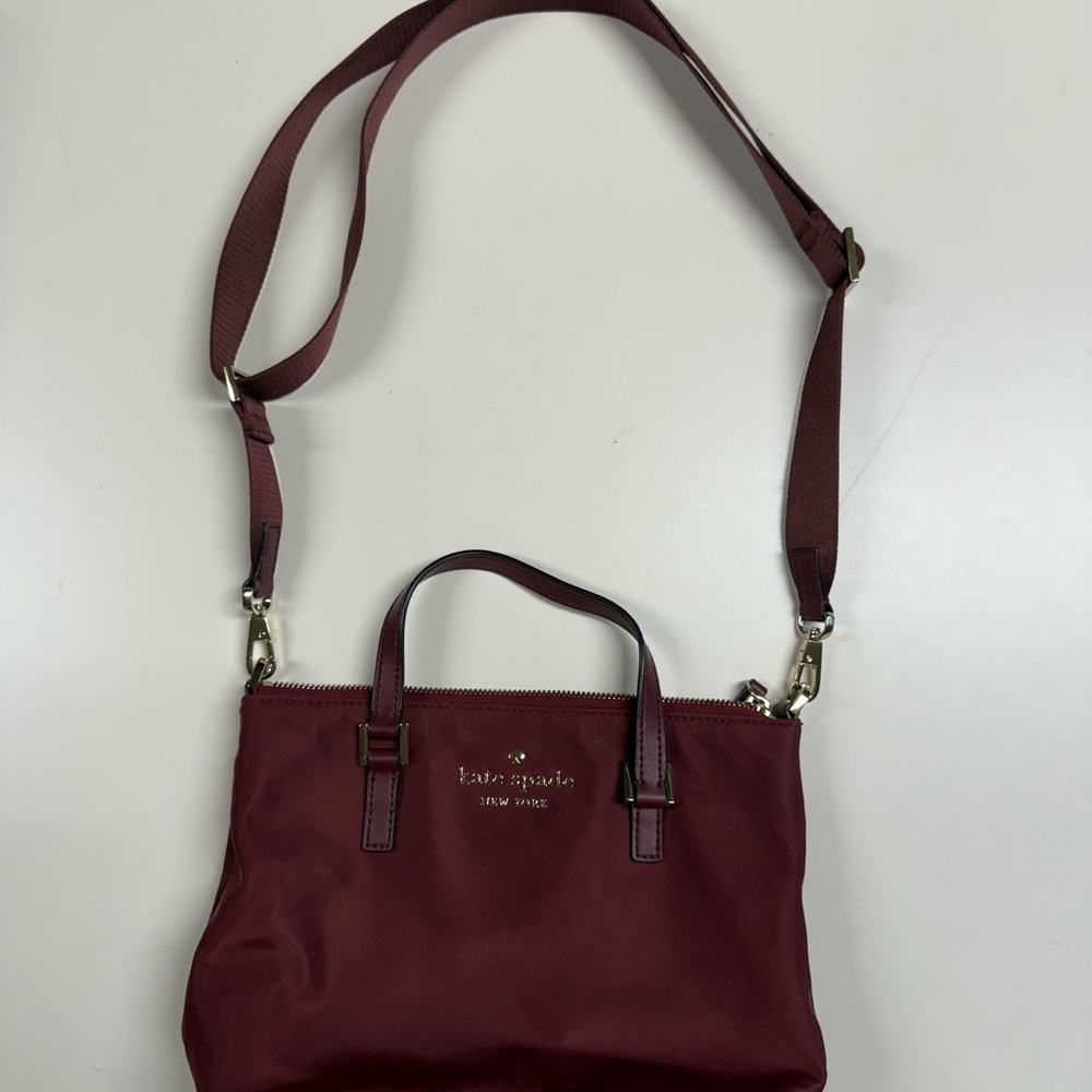 Kate Spade Deep Red Crossbody Bag